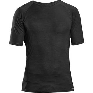 GripGrab Merino Base Layer Kortærmet Sort - Størrelse Small