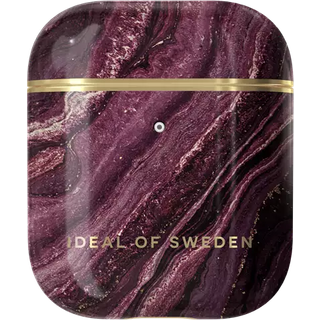 Printed AirPods Case Black Thunder Marble