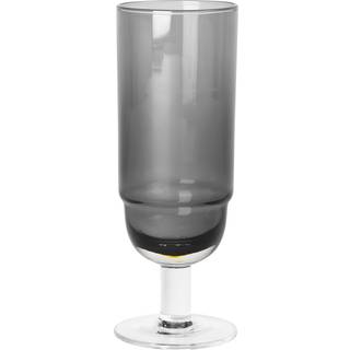 Broste Copenhagen Nordic Bistro champagneglas 20 cl Clear/Smoke stem