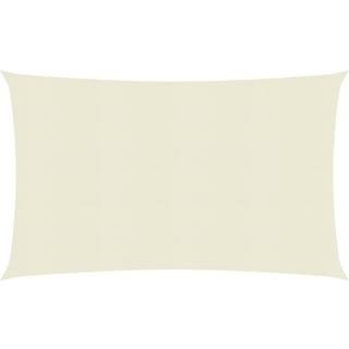 solsejl 3,5x4,5 m 160 g/m² HDPE mørkegrøn