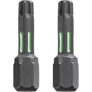 Bits, 25 mm, torsion, T30, 2 stk., på SB-kort