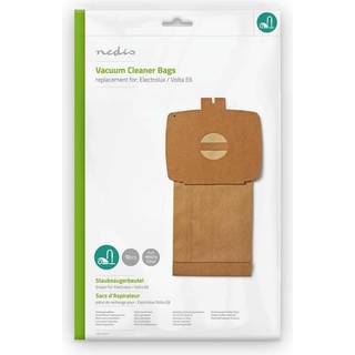 Nedis Støvsugerpose | 10 stk. | Papir | Mest solgt for: Electrolux | Brun