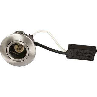 Scan Products Luna Quick Install indbygningsspot rund GU10, børstet alu
