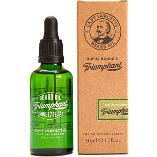Captain Fawcett Beard Oil Rufus Hound&#39;s Triumphant Skægolie til mænd 50 ml - 50 ml