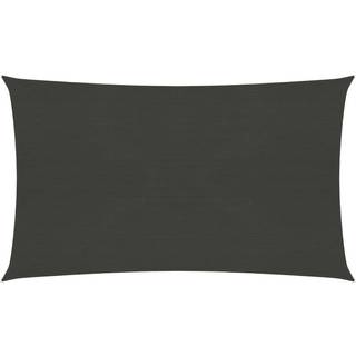 solsejl 3x6 m 160 g/m² HDPE mørkegrøn