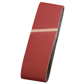 Slibebånd til båndpudser, 75×533 mm, korn 80, 3 stk., på SB-kort