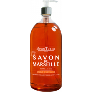 3 for 2 på BeauTerra Marseille Liquid Soap - Shea Butter 300 ml