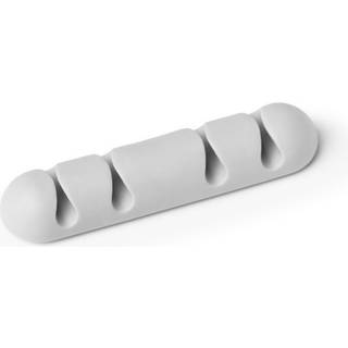 Durable CAVOLINE Clips til 4 usb kabler - grå