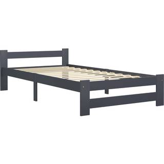 Sengeramme Uden Madras Massivt Fyrretræ - Lysebrun / 90 x 200 cm