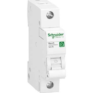 Schneider Electric Miniatyrafbryder, 1-polet, 10 A, Resi9