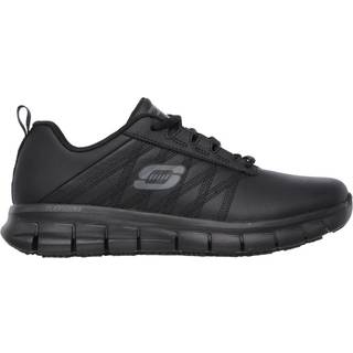 Skechers Work Sure Track Sko Skridsikker, fleksibel Sort