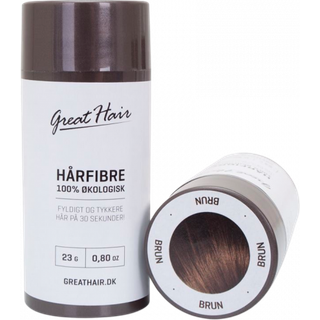 Great Hair Hårfibre - Brun (23 g.)