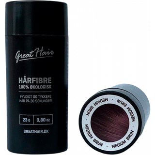 Great Hair Hårfibre - Medium Brun (23 g.)