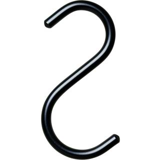 Nomess - S-Hooks krog - Mini - Sort - Sæt med 5 stk.