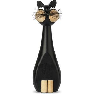 Gunnar Flørning kat i sort - 23 cm