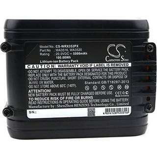 WA3551 Batteri til WORX Landroid M700 - 20V 5Ah (Kompatibelt)
