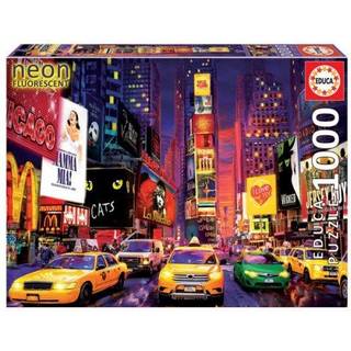 Educa Puslespil 1000 brikker - Times Square, New York, Neon