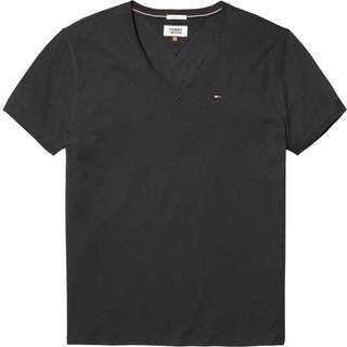 Tommy Hilfiger Original logo v-hals t-shirt - Sort - Str. S - Modish.dk