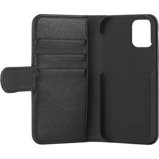 iPh12m Wallet m/3kort Sort