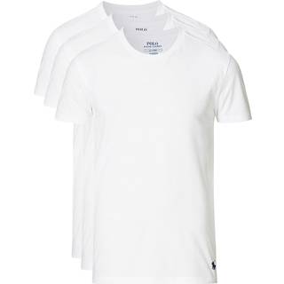 Polo Ralph Lauren Herren T-Shirts weiß Reine Baumwolle unifarben