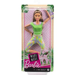 Barbie Brunette Made to Move Barbie Dukke GXF05