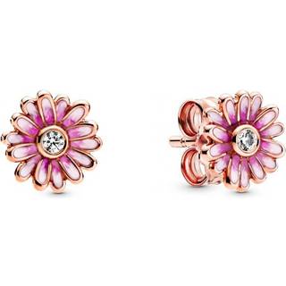 Pandora 288773C01 Damen-Ohrstecker Pinke Gänseblümchen Ohrringe