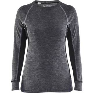Blåkläder 7200 Dame Undertrøje WARM / Dame Undertrøje WARM - XL - Mellemgrå/Sort