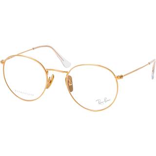Ray-Ban RX8247V Round 1225 50 Briller Mænd Guld - Gold - 50mm
