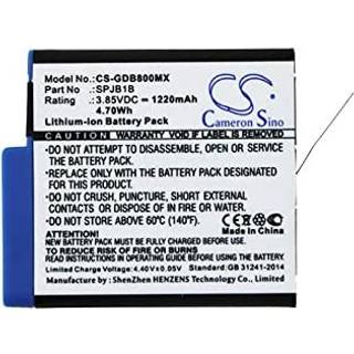 Batteri SPJB1B 1220mAh til GoPro Hero 8 Black / Hero 7 Black
