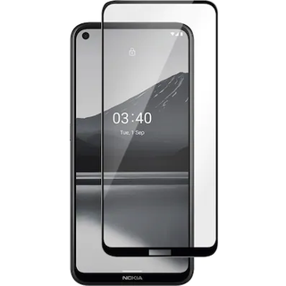 Panzer Full-Fit Nokia 3.4/5.4 skærmbeskytter (sort) - På lager i butik