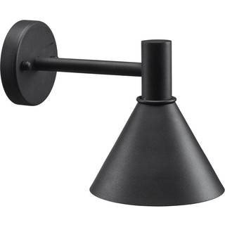 PR Home udendørs væglampe Minitripp, sort, IP44, metal