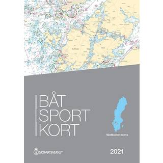 Bådsportkort Sjöfartsverket Vestkysten nord, Svinesund - Måseskär (Udgave 2021 - ikke seneste udgave)