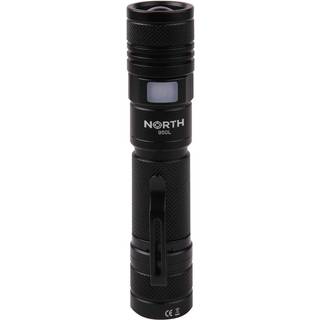 NORTH Flashlight 950 Lumen Zoom Black Aviation Aluminium 10W Cree-Led (XML2)