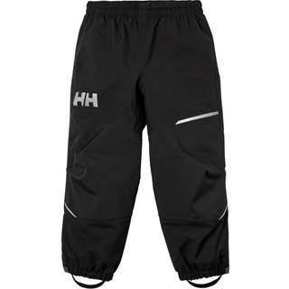 Helly Hansen Kids' Sogn Outdoor Pants Overtræksbukser / Regnbukser Børn - Ebony - Ebony / 98 cm / 3 år