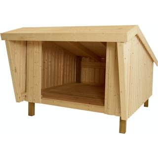 PLUS shelter, ubehandlet, natur/nåletræ, 170/107 x 291 x 225 cm