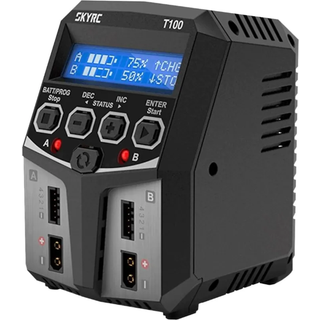 SkyRC T100 AC dual computer oplader 2x50W