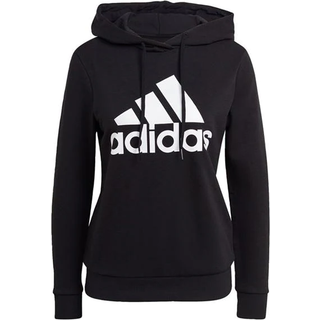 Essentials Relaxed Logo hættetrøje - Black / White - S