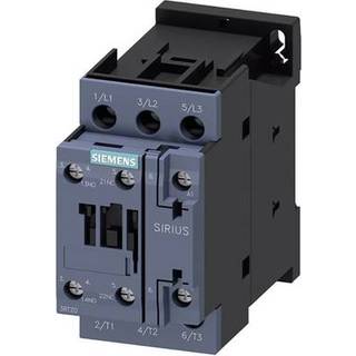 Siemens Kontaktor 7.5kw/400v ac 230v, 1no/1nc, 3-polet, størrelse s0 skrueterminaler