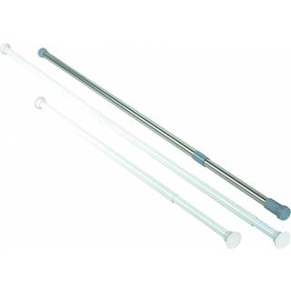 Gelia Stang til badeforhæng, 22x750-1250 mm, hvid