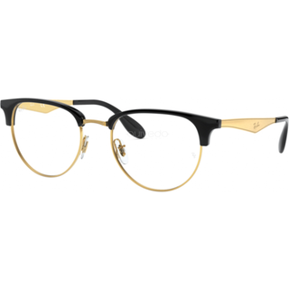 Ray - Ban Unisex RX6396 3131 Optiske stel Metal Rød Transparent Pantos Normal