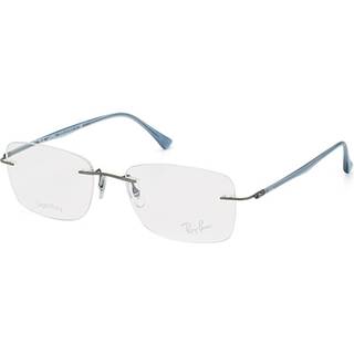 Ray-Ban RX8725 Light Ray 1028 52 Briller Mænd Grå - Dark Sand Gunmetal Grey - 52mm