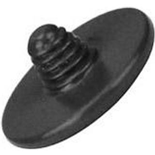 Softavtryck Konvex Svart 10mm