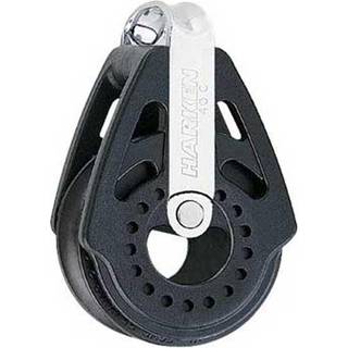 Enkeltblok Harken Carbo Air 40 mm, fast, glideleje, passer liner Ø6 - 10 mm