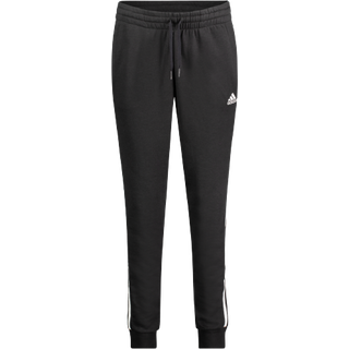 Essentials French Terry 3-Stripes bukser - Black / White - M
