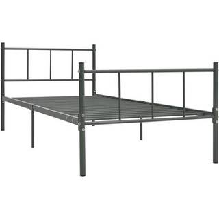 sengestel 90x200 cm metal hvid