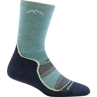 Darn Tough Women's Light Hiker Micro Crew Light Cushion Aqua, L (41-42.5)