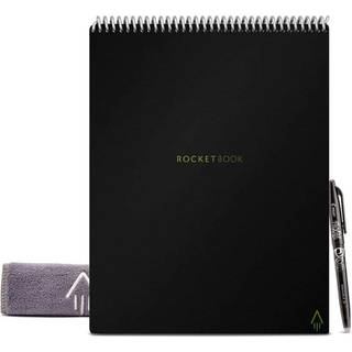 Rocketbook Flip Letter genanvendelig notesblok A4 (infinity black) - På lager i butik