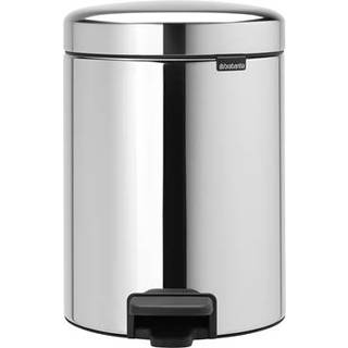 NewIcon pedalspand 2x2 liter - Brilliant Steel - Brabantia