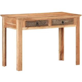 Skrivebord 110x50x75 Cm Massivt Genbrugstræ