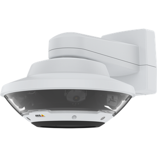 Axis Communications Panorama Kamera 01711-001 2,8mm Überwachungskamera mit 5 Megapixel Auflösung. professionelle Kamera für außen - weiß